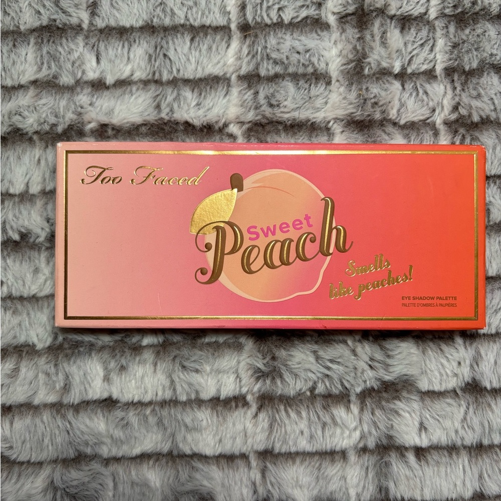 Too Faced Sweet Peach Eyeshadow Palette - Pink and Gold